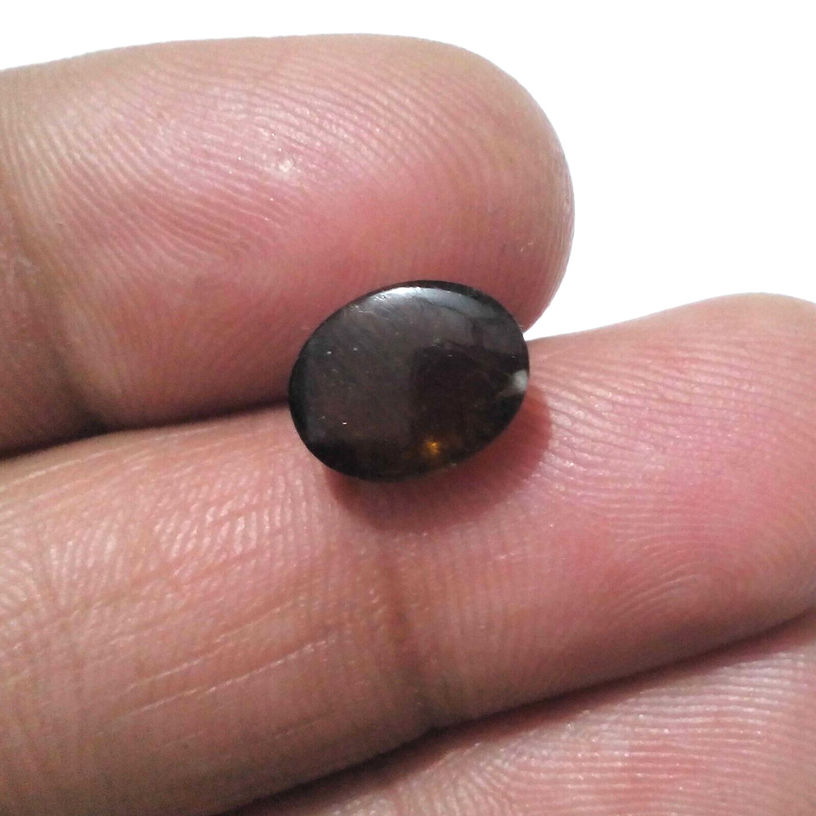 4.60 Ct Cabochon Petroleum Tourmaline – Natural Loose Gem for Jewelry Making