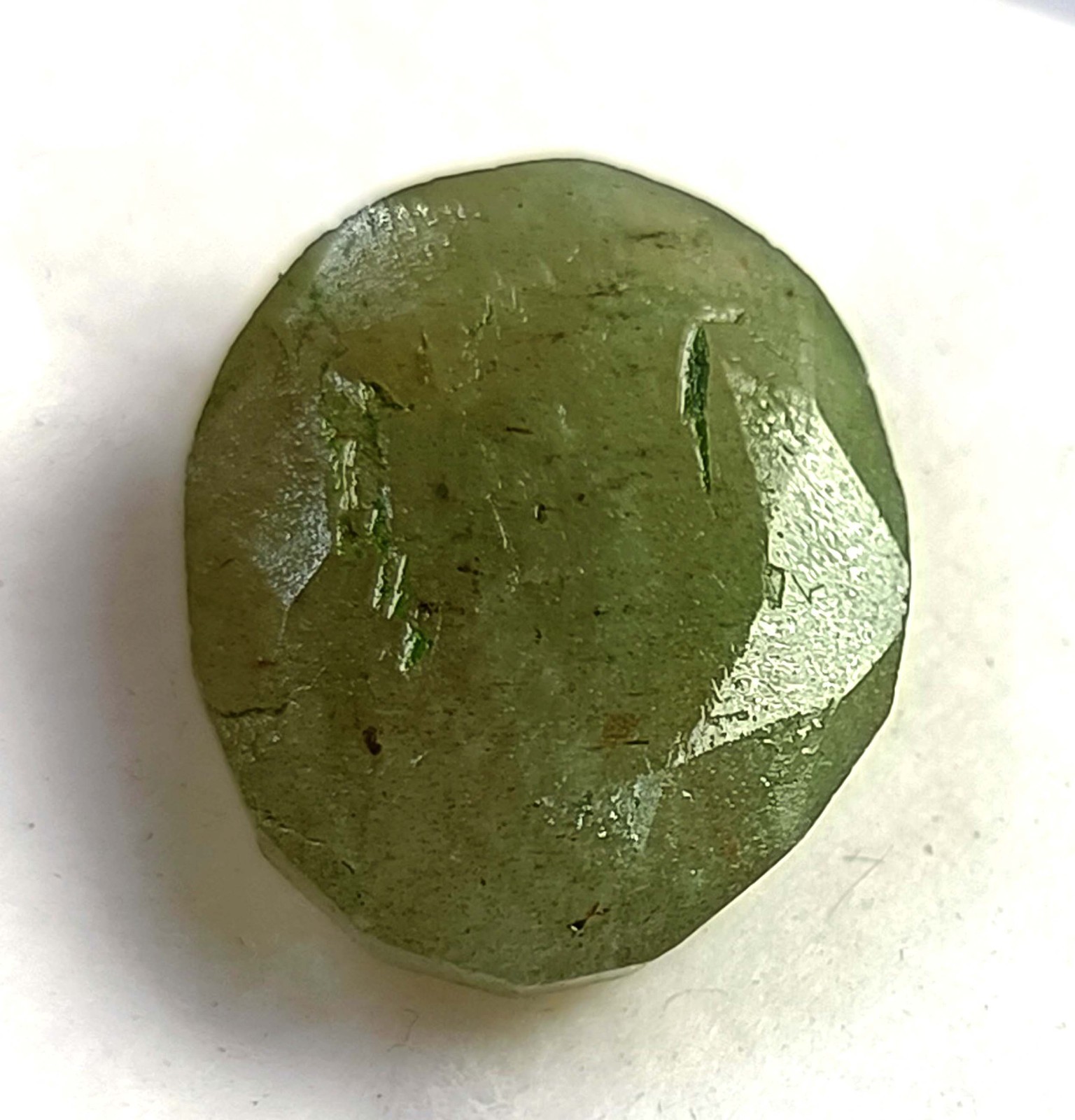 13.29 Ct Natural Certified Colombian Green Emerald Oval Cut Loose Gemstone NCH