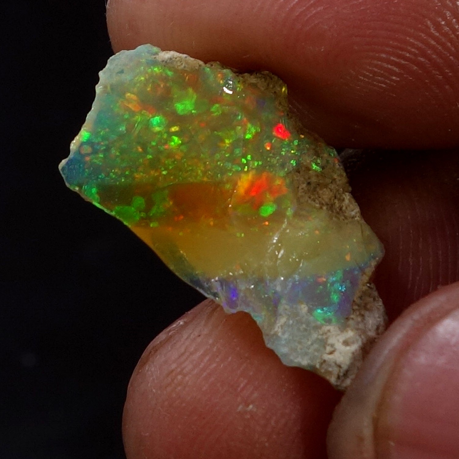 Natural Opal Rough 05.00 Cts Dry Ethiopian Opal Rough, Welo Opal Raw Fire Opal