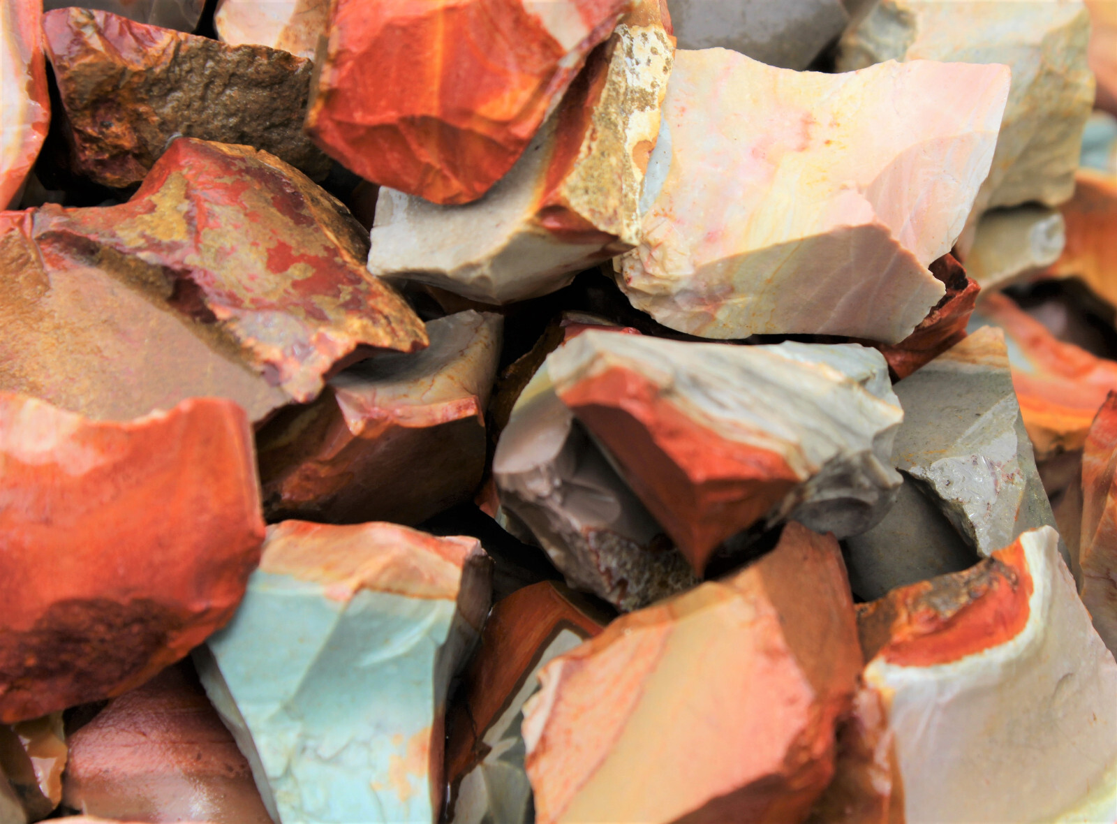 Polychrome Jasper Rough Natural Bulk Lots (Raw Polychrome Jasper, Desert Jasper)