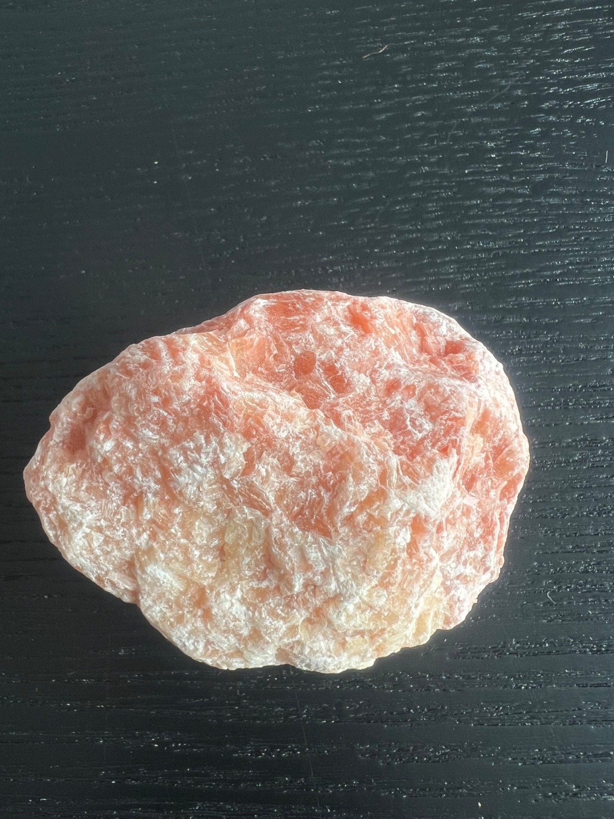 Large Raw Sunstone – Fire Calcite, Raw Sunstone Chunk 6×4.5cm 95g