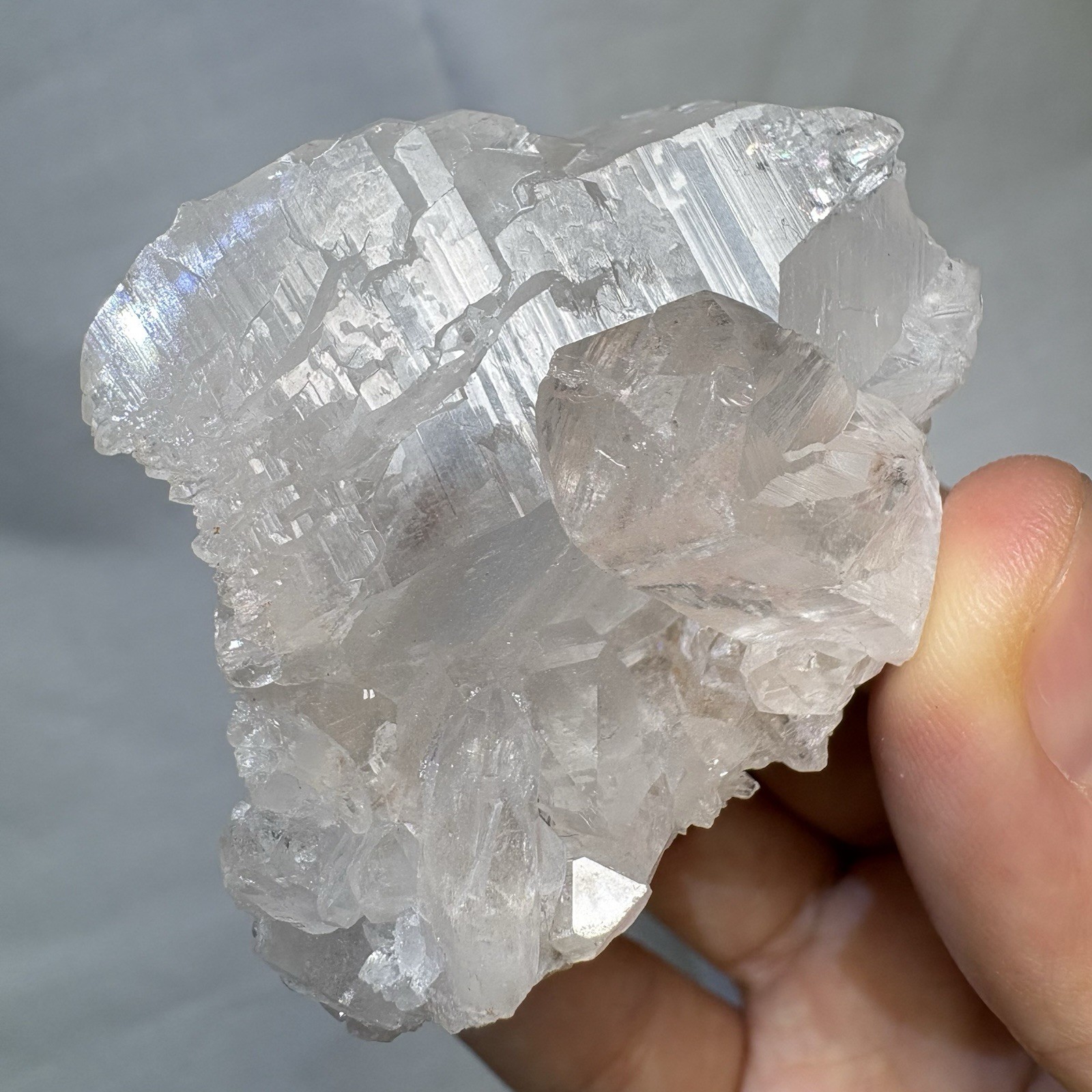 Natural Himalayan Clear Quartz Cluster Crystal Specimen Raw Mineral Healing