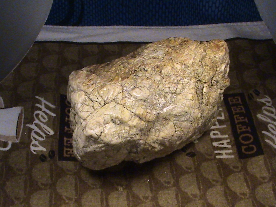White Chalcedony Jasper Agate, Solid Natural Lapidary Rock, 10 LBS, 14 OZ, #R217