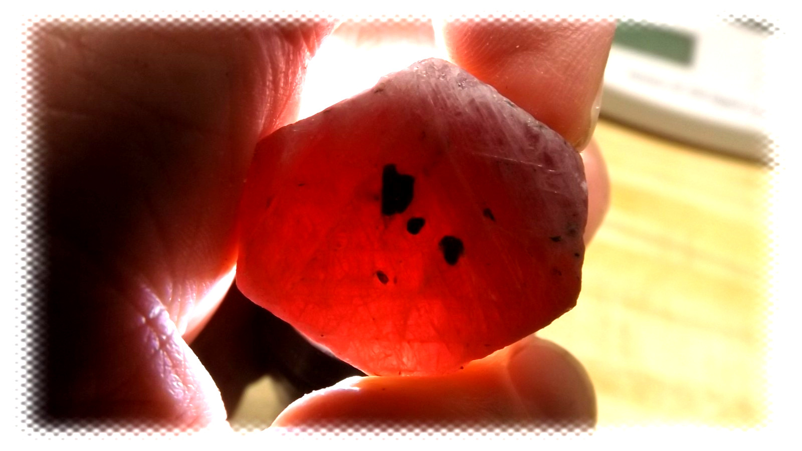 5 Pounds Hexagonal Large Red Ruby Rough Corundum Crystal Lot