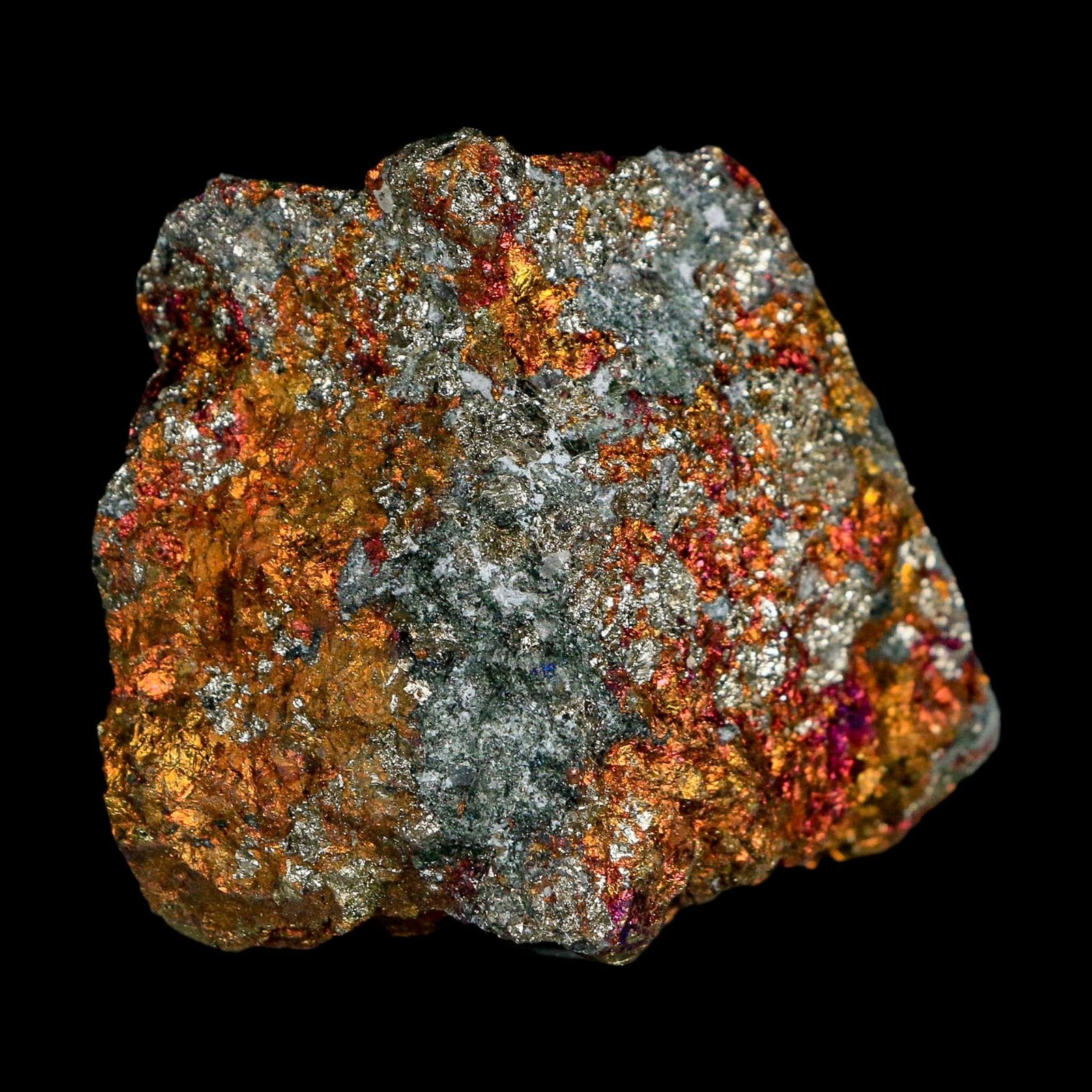 2.6″ Chalcopyrite Bornite Brilliant Multicolored Peacock Ore Chihuahua Mexico