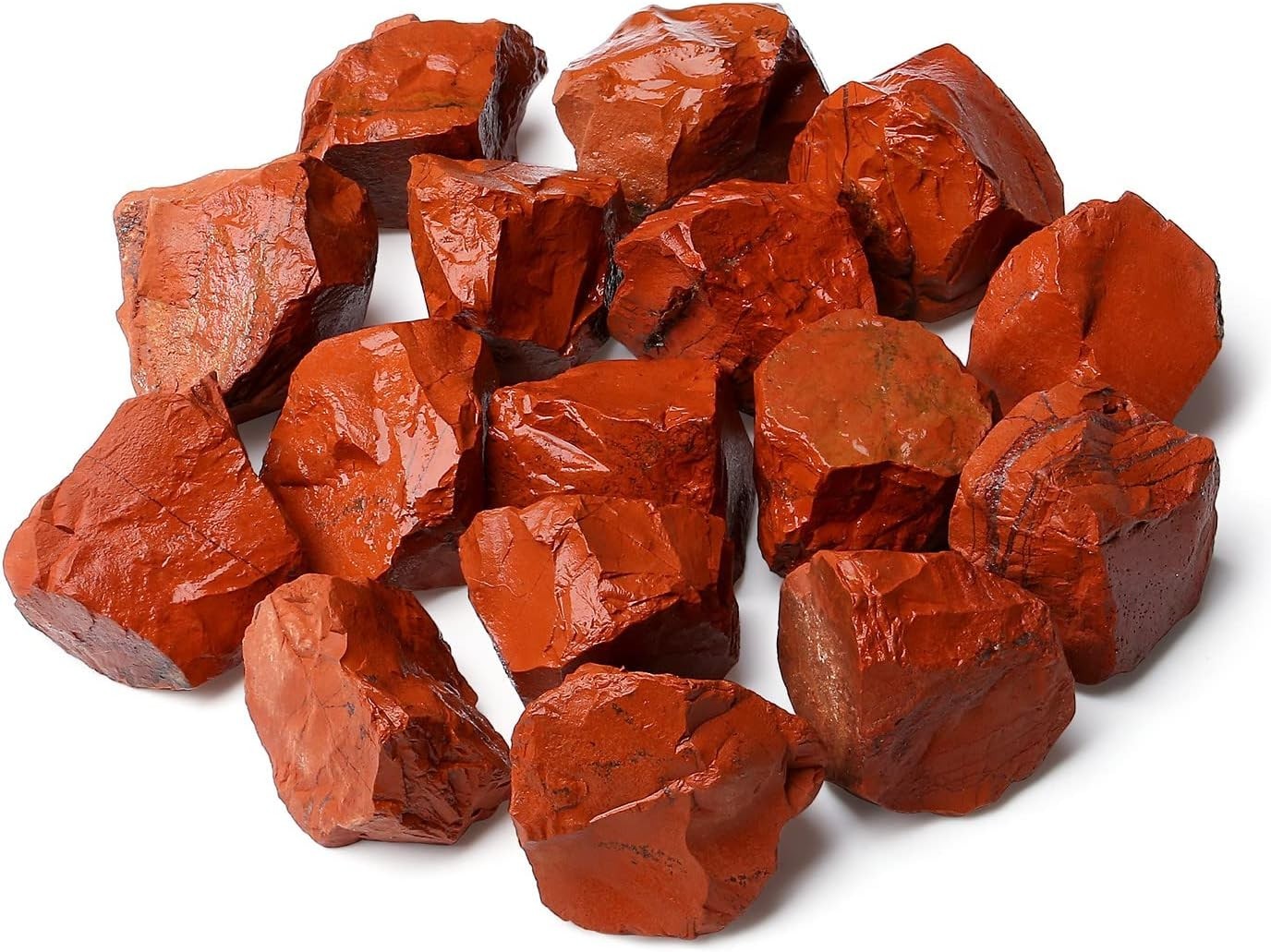 Natural Irregular Red Jasper Stone – Raw Crystals for Healing & Crafts