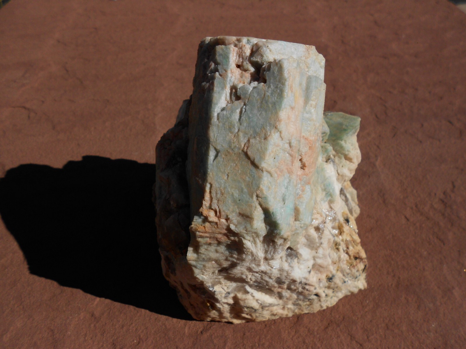 AMAZONITE CRYSTALS*Lake George, Colorado*4 3/4 inches x 4 1/4 x 4*3 lb 10 ounces
