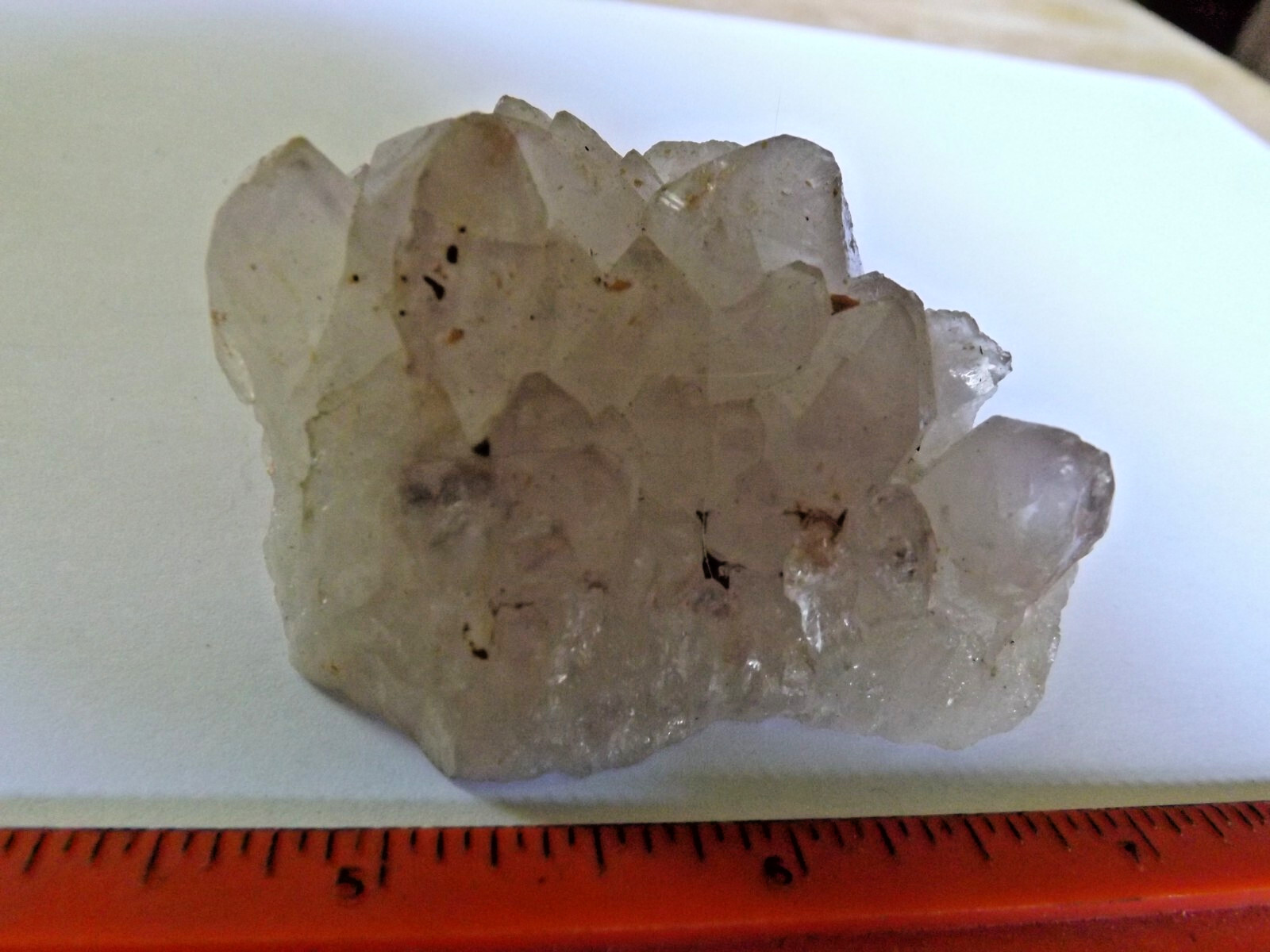 Purple Diamond hill Quartz crystals cluster 103 grams 1-3/4″ x 2-1/4″ X 1-1/4″