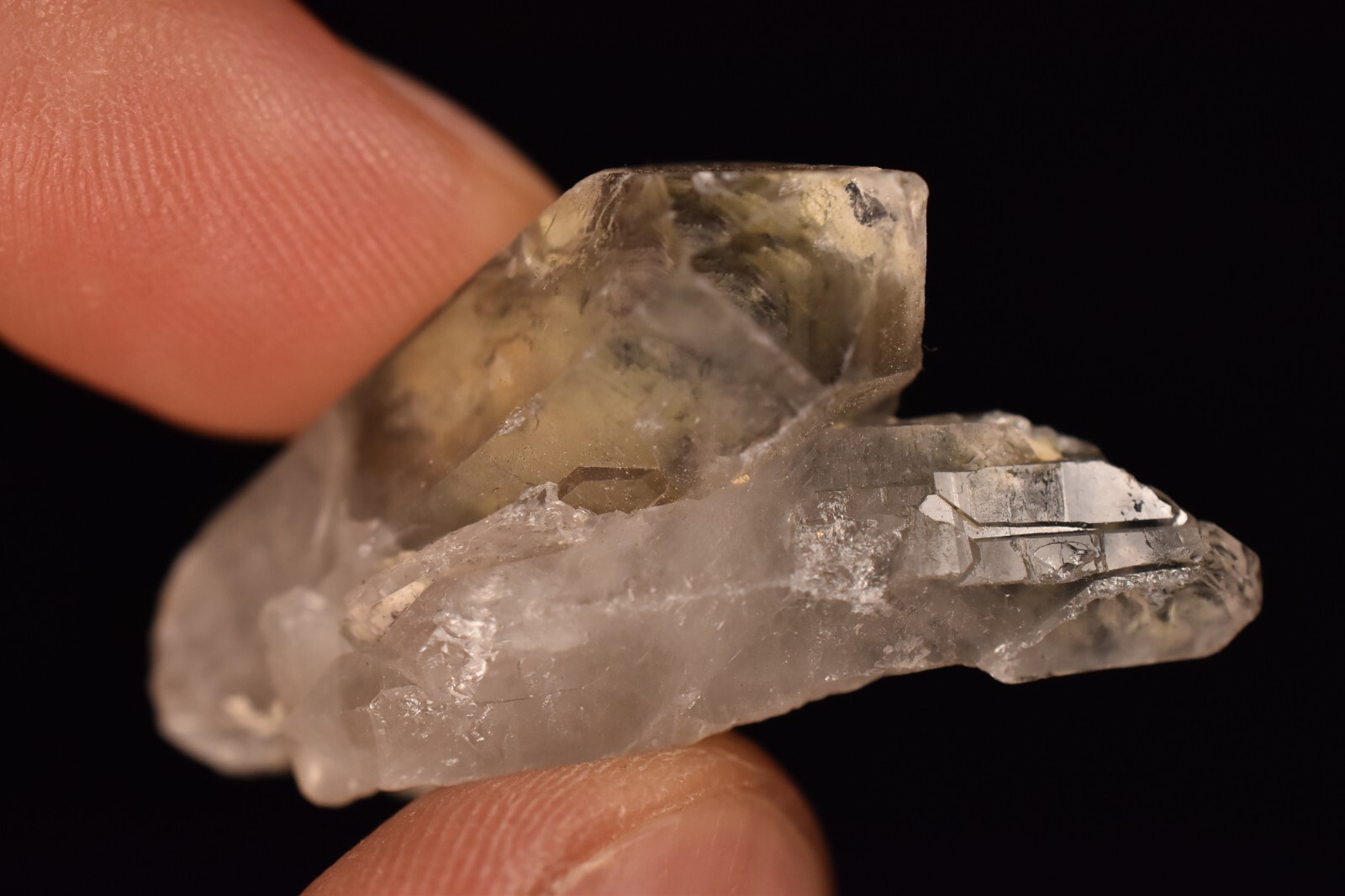 2 *QUARTZ* Crystals 3-4cm 29.2g Clear With Inclusions Natural Stone