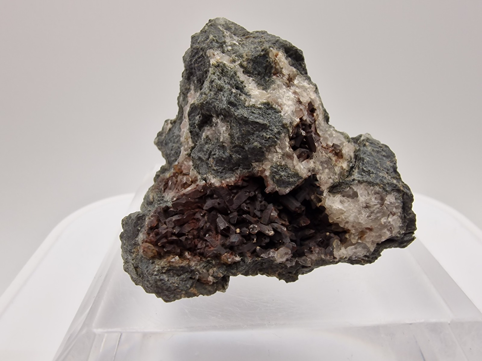 Smoky Quartz Crystals From Ställberg Mines , Strasså , Örebro län , Sweden
