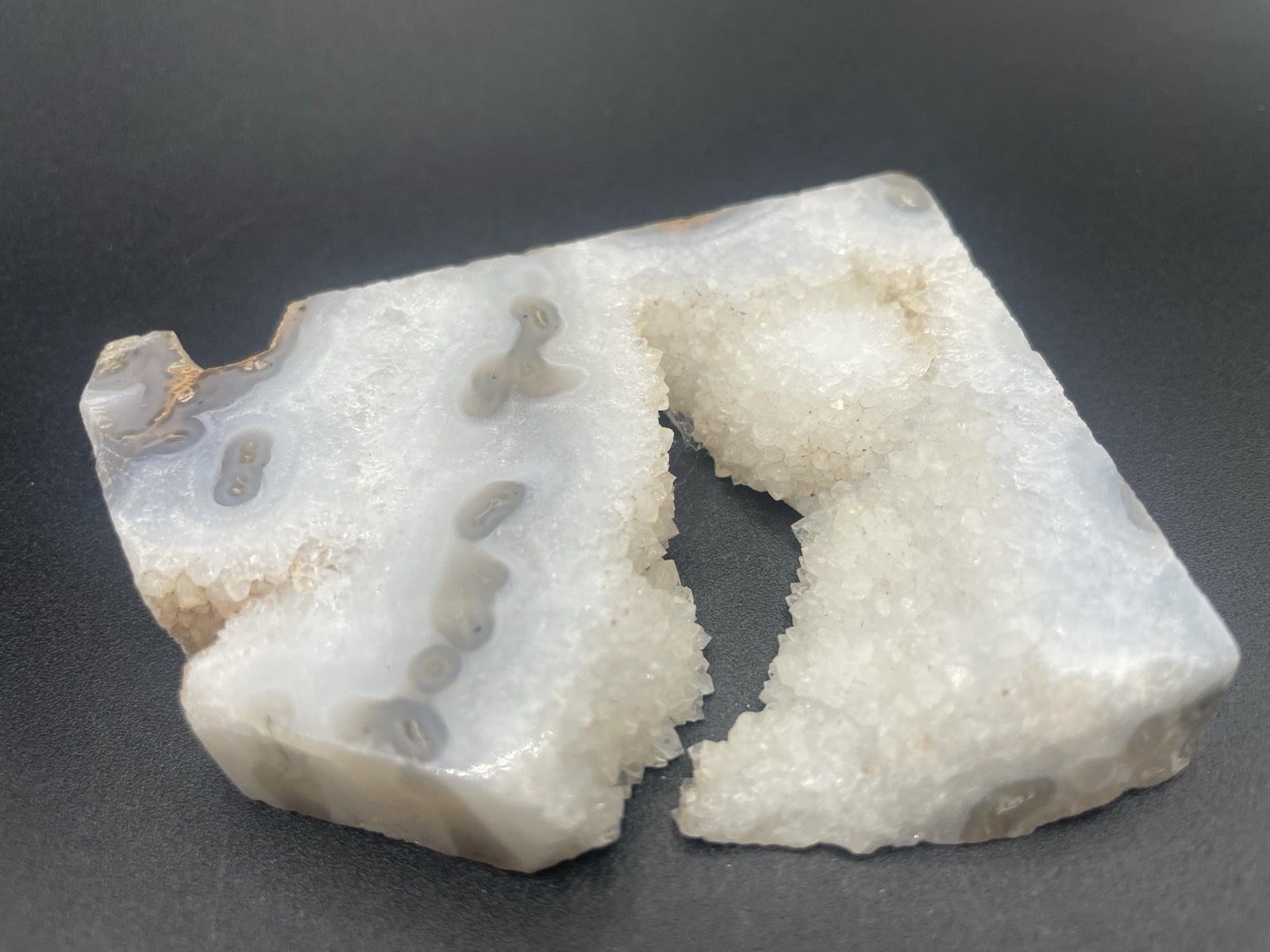 Druzy Agate Slice 123g