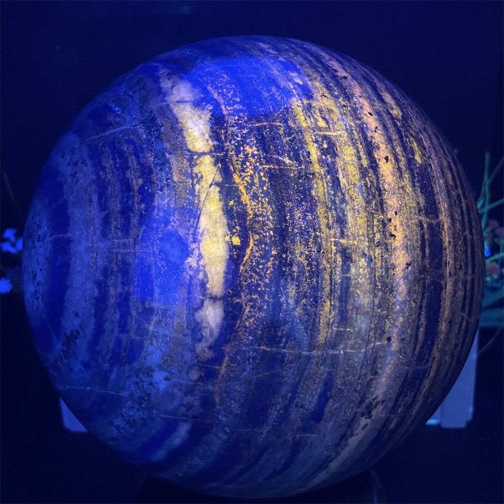 27.5LB 7.3″ Large Lapis Lazuil Sphere Ball Quartz Crystal Healing Reiki Energy