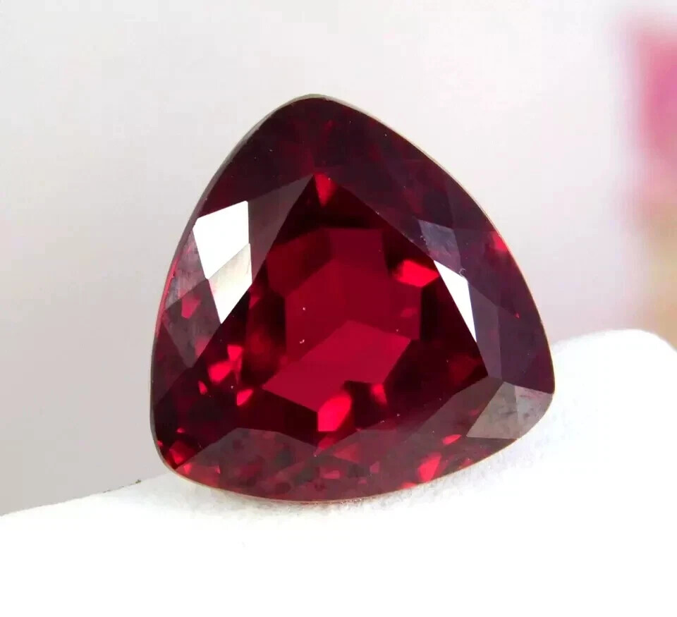 AAA+ Blood 9.20 Carat Natural Burma Red Ruby Gemstone For Anniversary Gift
