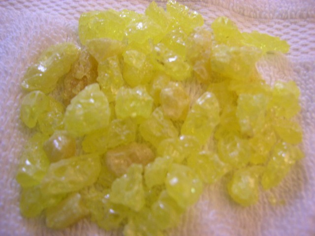 Sulfur crystals El Desierto,Bolivia 10 gram lots 15+ pieces