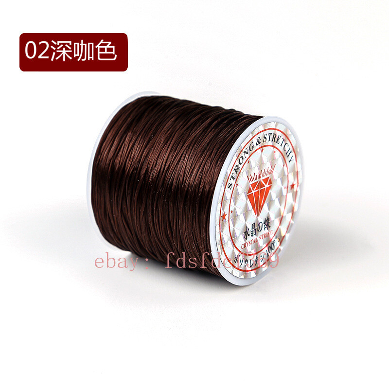 Crystal String Elastic Thread Beading Bracelet Cord Size 0.8mm 35 meters