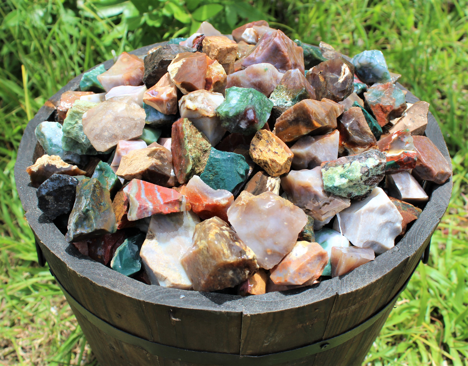 500 Carat Lot Natural Rough Fancy Jasper, Raw Gemstone Cabbing Rocks, 100 Grams