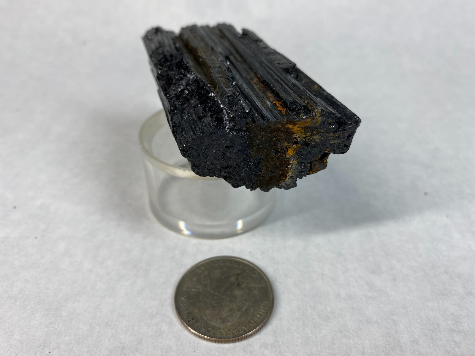 Black Tourmaline Specimen Brazil 4.0 oz. Healing Crystal Reiki FREE Ship!