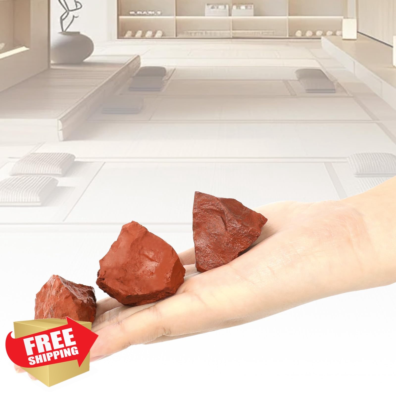 Orientrea Red Jasper Rough Crystal 1.1lb