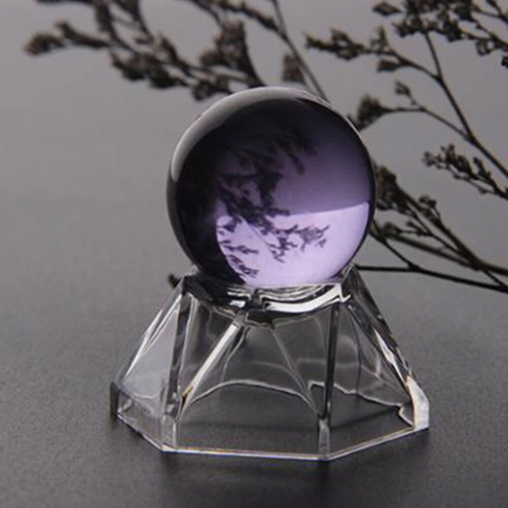 10Pcs Acrylic Display Crystal Ball Base Stand Quartz Sphere Holder Decoration
