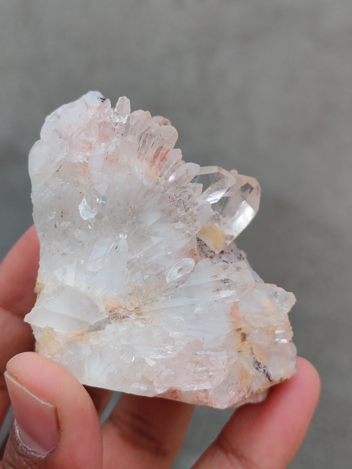 Red phantom Quartz Sunset Quartz 🌇 Natural minerals specimen