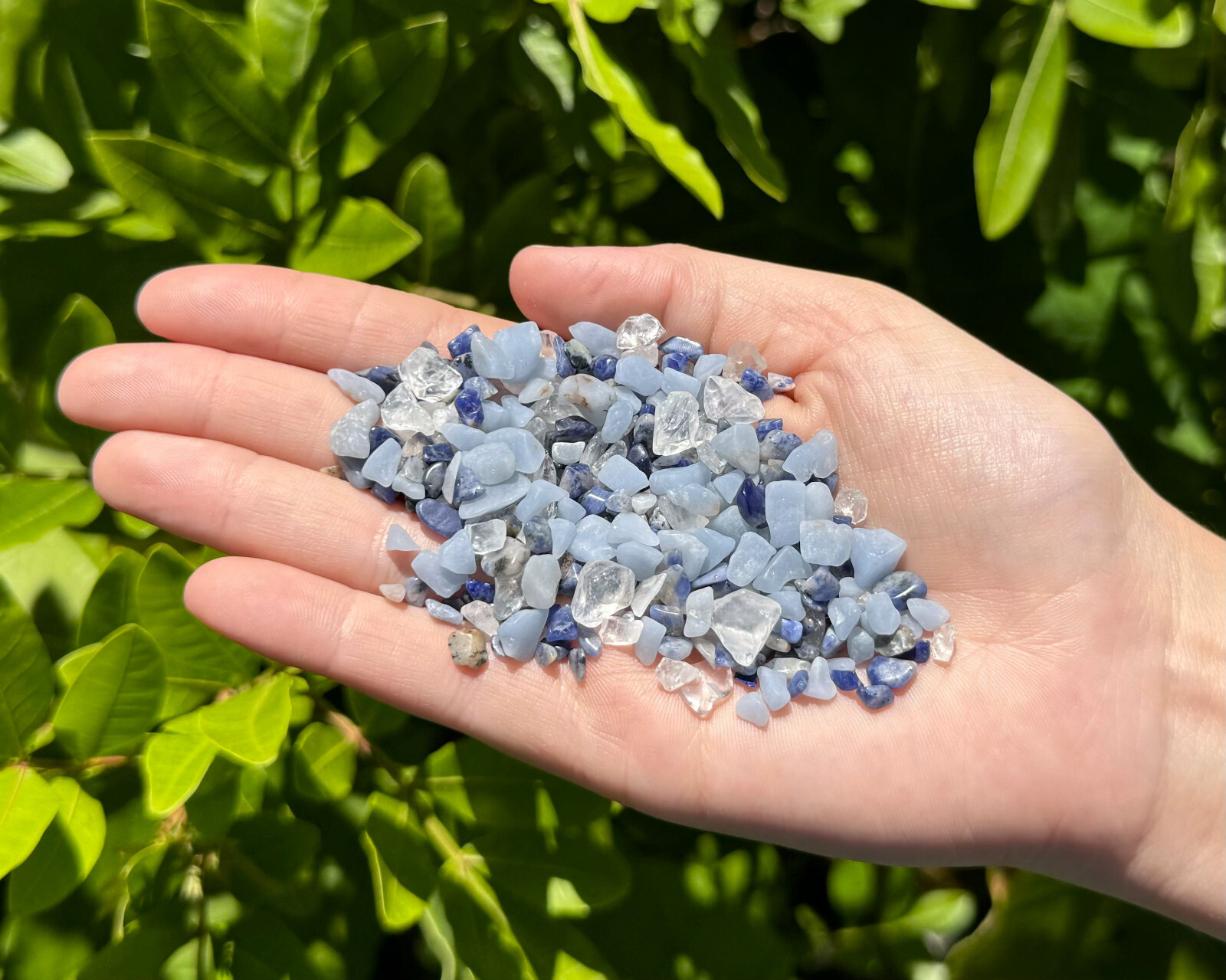 Positive Energy Chip Mix – Semi Tumbled Gemstone Chips 3 – 10 mm Wholesale Lots