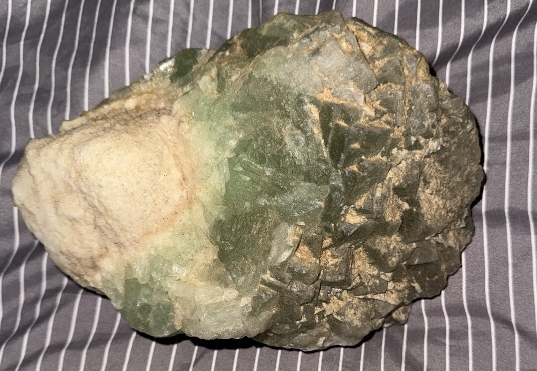 10 Lb Green Fluorite Rough Specimens Natural Crystal Mineral Rock Specimen