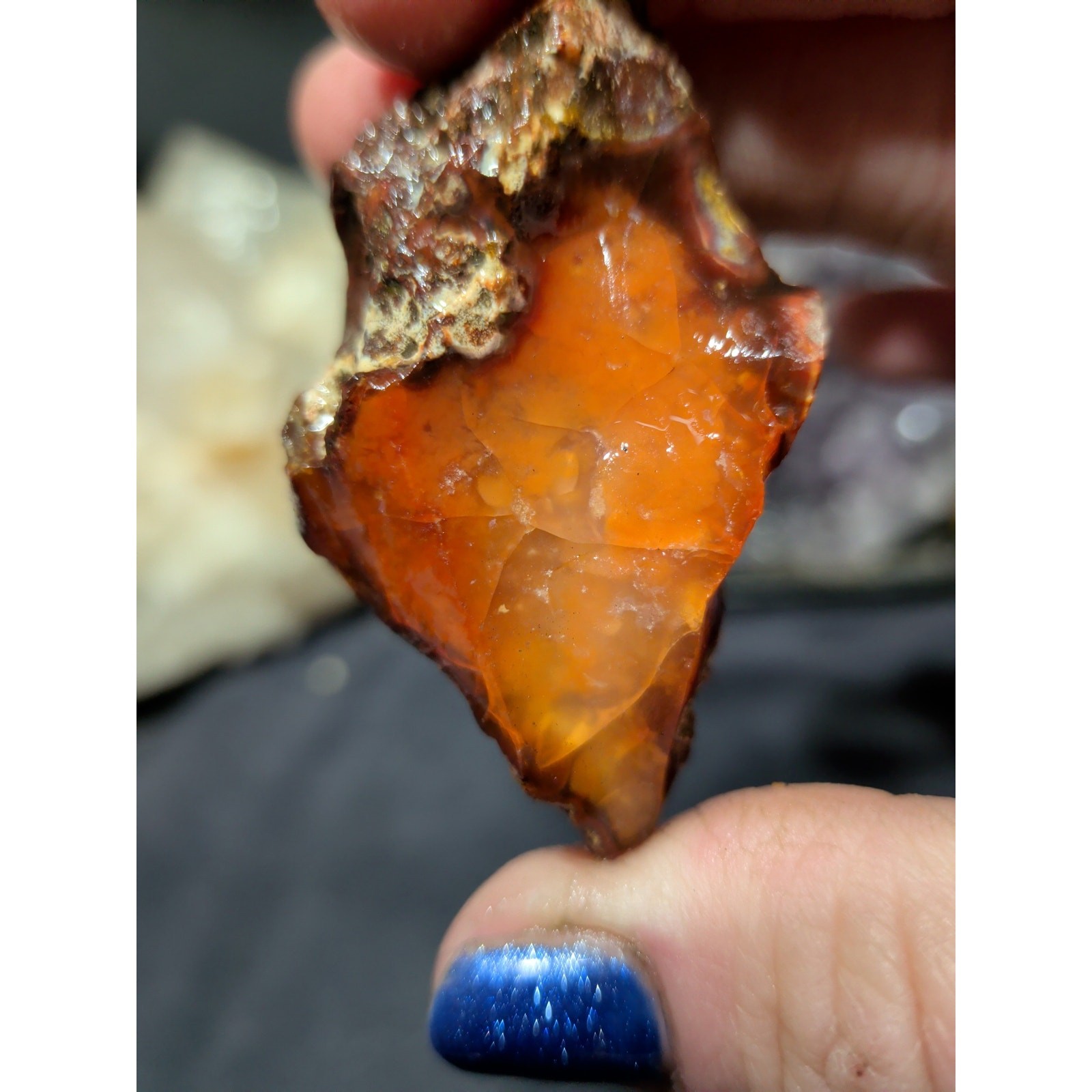 Carnelian Agate Specimen Natural Form (45 grams)