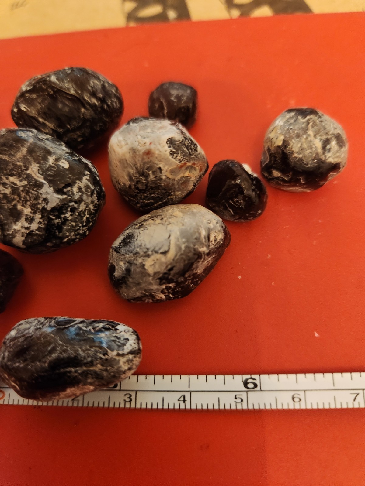 Rough Apache Tears Natural Stones 15 Pieces Lot (Raw Obsidian Crystals)
