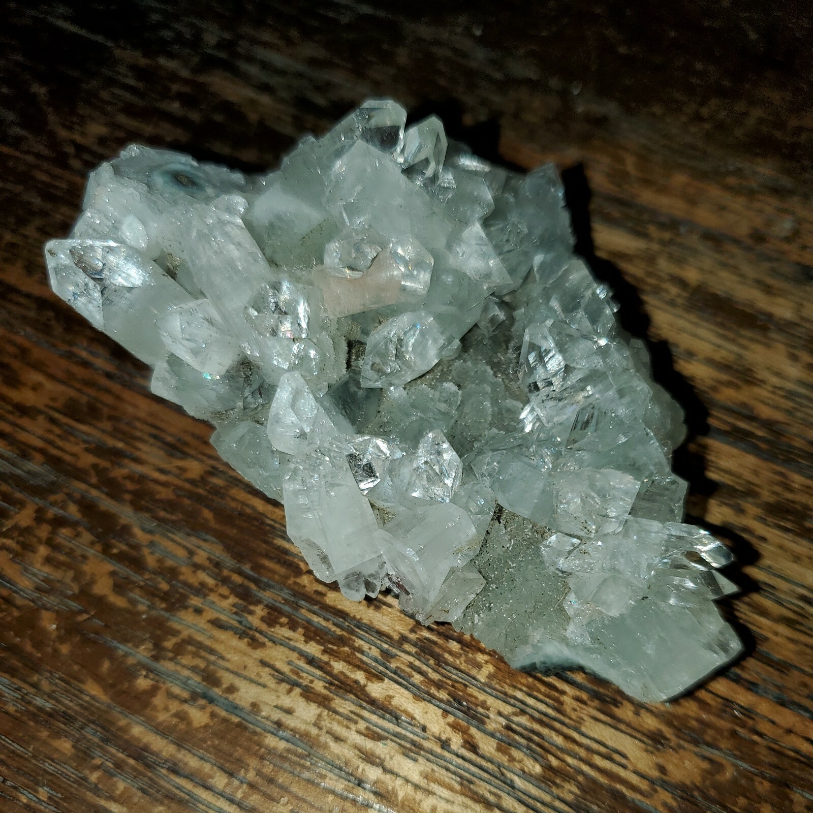 Apophylite Stilbite Crystal Specimen – Super Gemmy Approx 94g, 3.5×2.5x1in