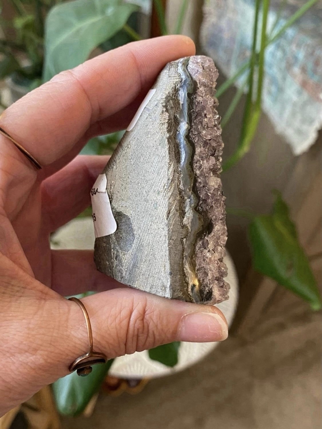Sparky Amethyst Cut Base Geode