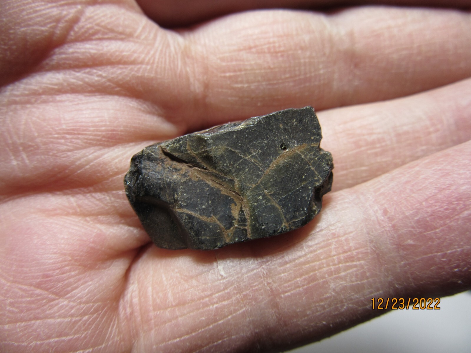 Natural Black Spinel Crystal Rough Gemstone 6.4g Collectible NBSRG-5
