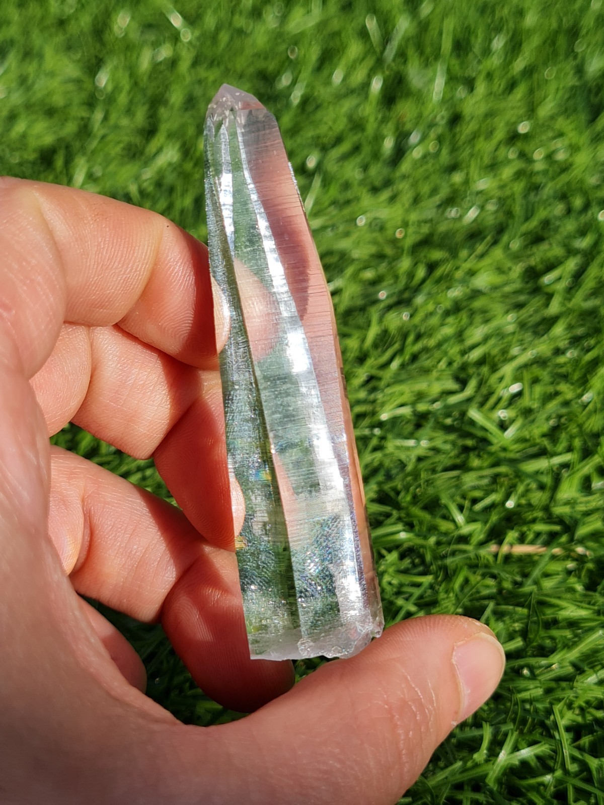 Himalayan Clear Quartz Point Nepal High Clarity Akashic Lines High Altitude 25g