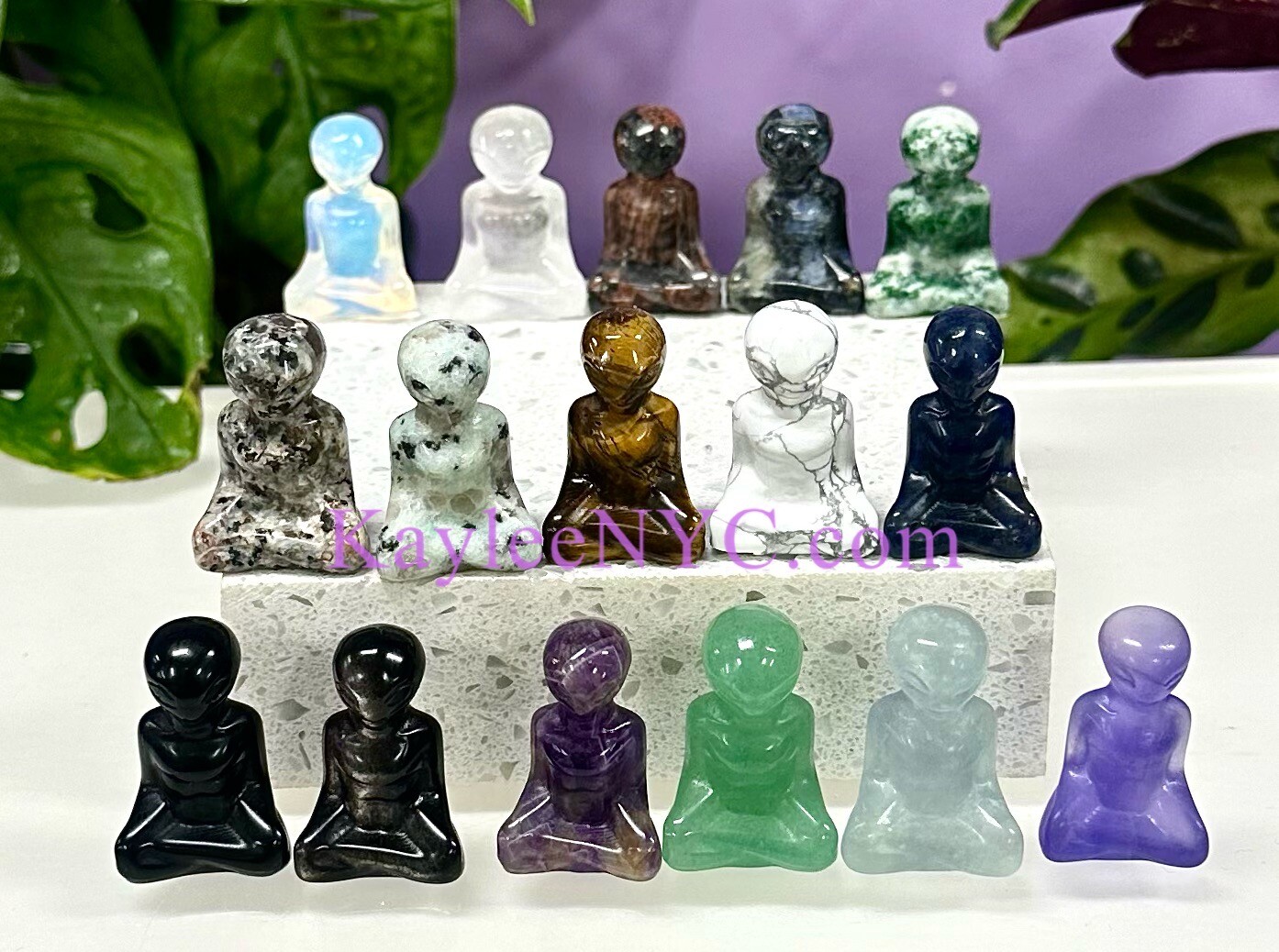 Wholesale Lot 16 Pcs 3cm Crystal Alien Healing Energy