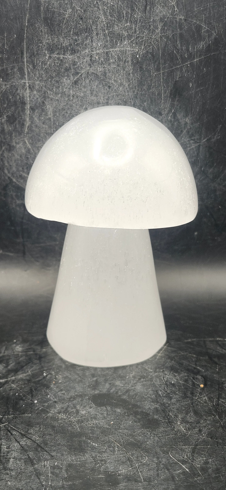 Large Selenite mushroom! 3.7 too 4 inches tall!