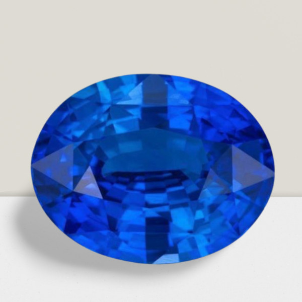Blue Sapphire Oval Cut Gemstone 9.1 Cts – 16×12 mm Flawless Loose Gem