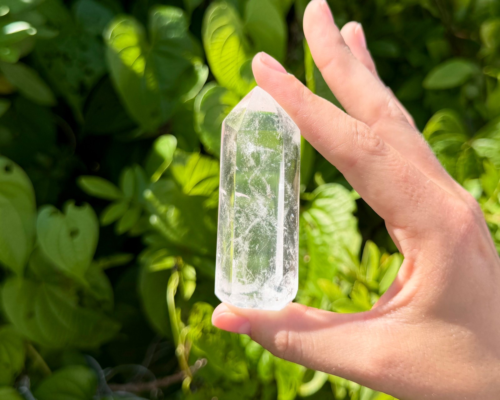 Clear Quartz Obelisk (6-Sided, ‘A’ Grade, Quartz Crystal Point, Crystal Tower)