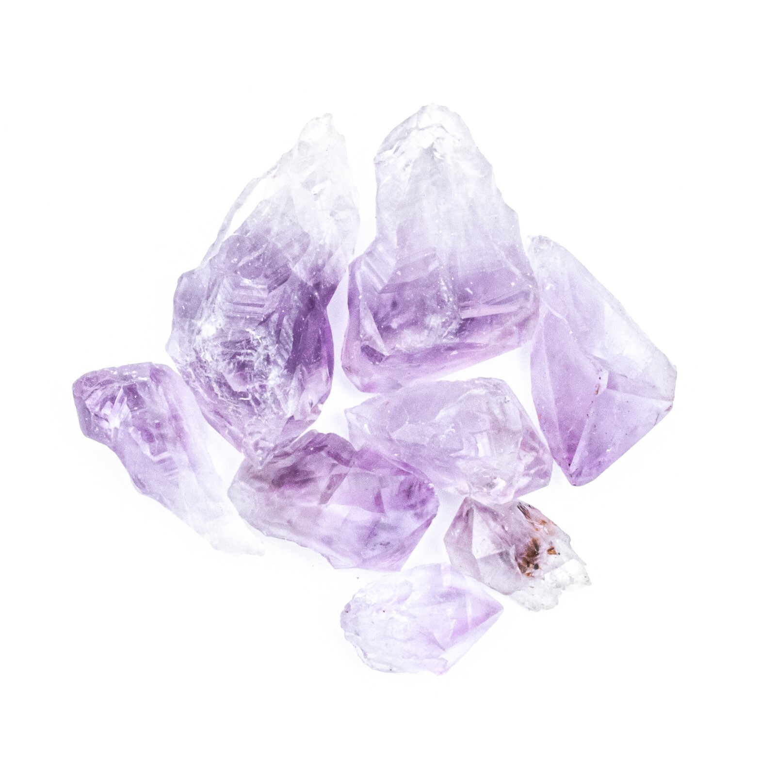 25g Amethyst Points & Pieces Natural Rough Crystals Bulk Gemstones Wire Wrapping