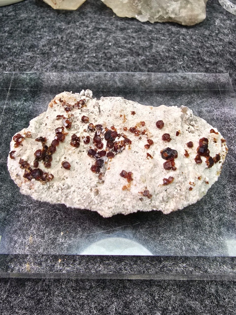 Garnet On Matrix Natural Top Quality Gemstone Specimen X81