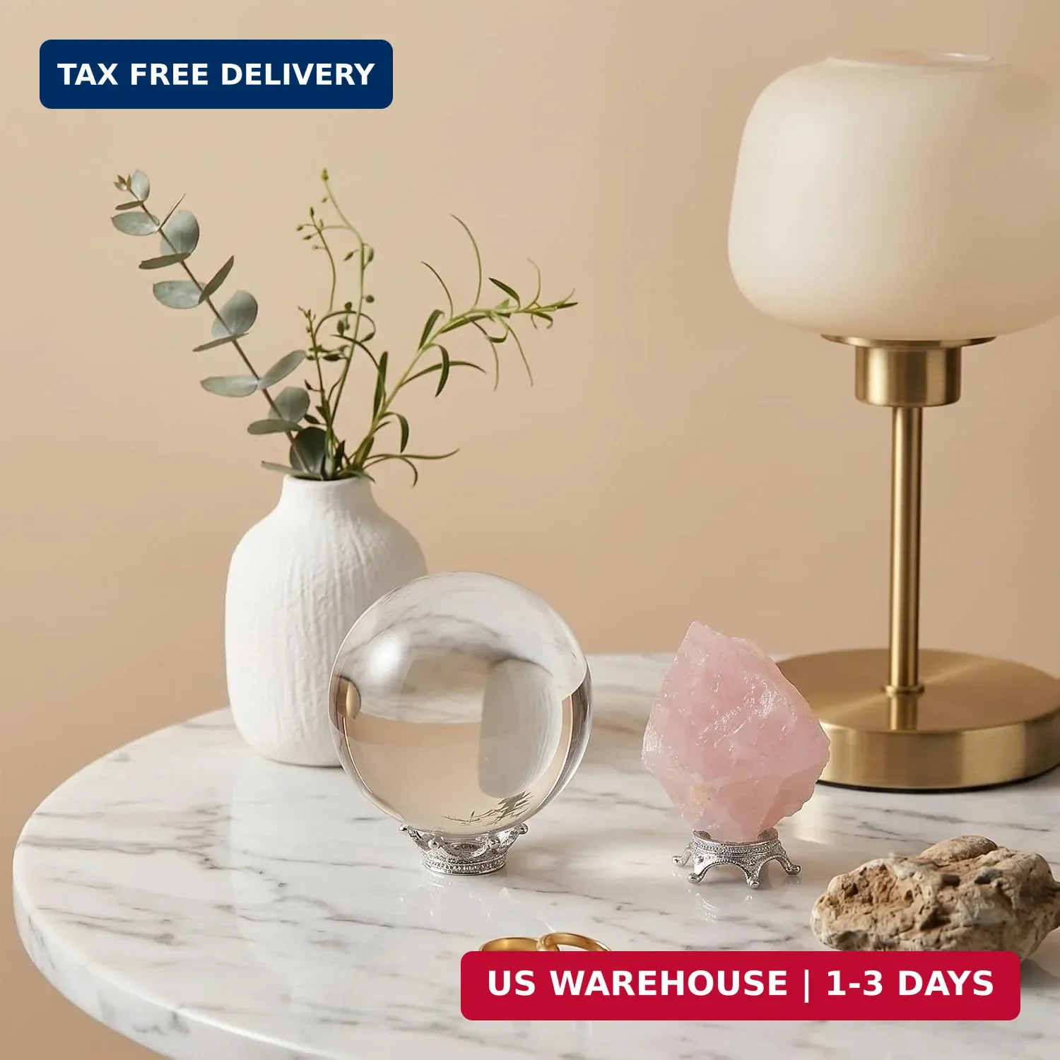 10 Pcs Crystal Ball Stand, Sphere Stand Metal for Display | Crystal Spheres Hold