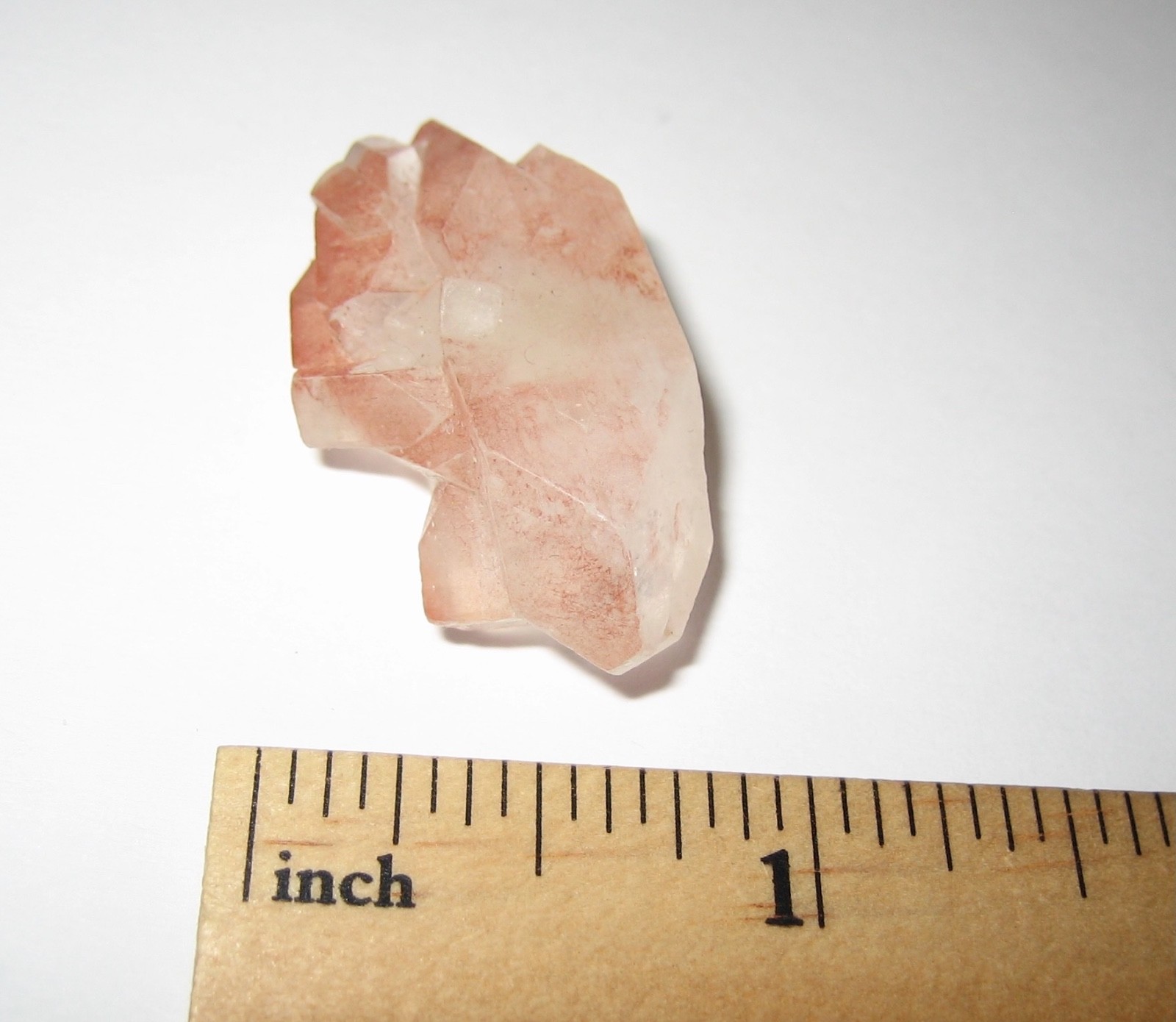 1.3″ RARE! NATURAL DOUBLE TERMINATED CLEAR RED APOPHYLLITE CRYSTAL ~ 8.8grams *1