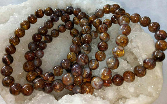 Pietersite Natural Stone Bracelet Round 8mm Beads Fits To All