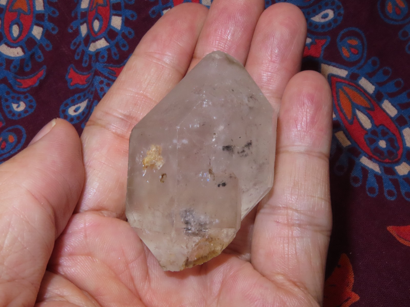 Nepal Himalayan Natural Raw Quartz Crystal Point Healing Crystal Wand (u1)