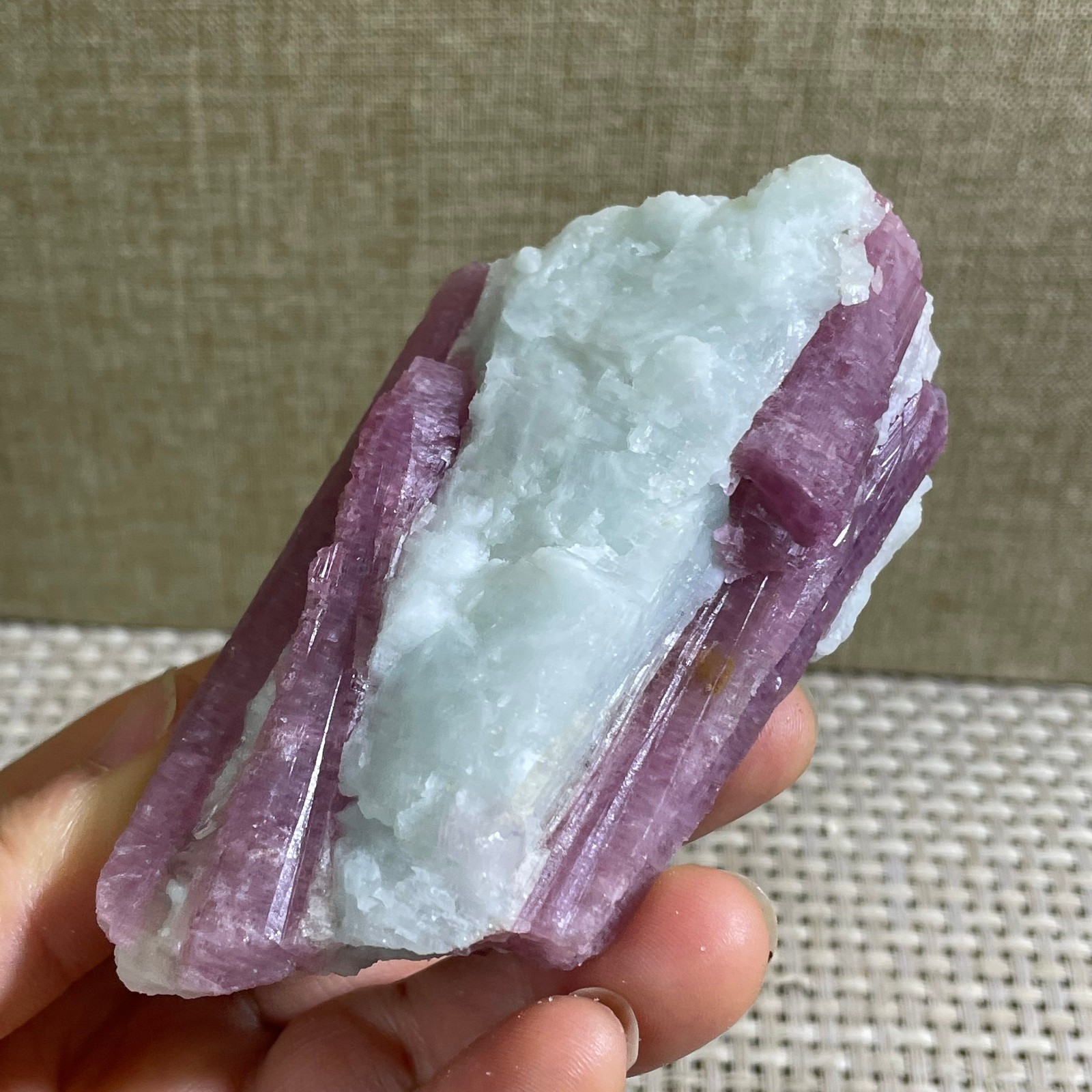 237g TOP Red Tourmaline Crystal Rough Mineral Healing Specimen