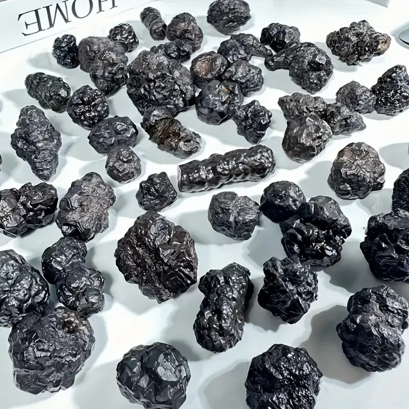 4 PCS Prophecy Stone Egypt Prophecy Hematite Pseudomorph Healing Energy Crystal