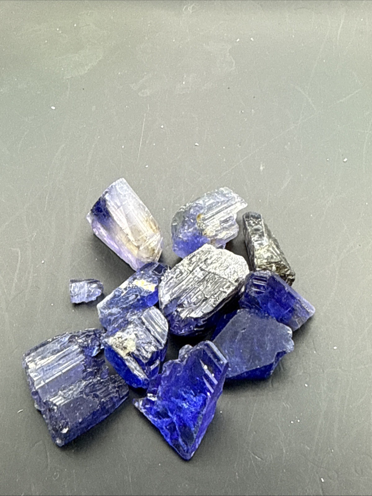 35.66G Tanzanite Crystal Specimen From Tanzania. Heat Treated