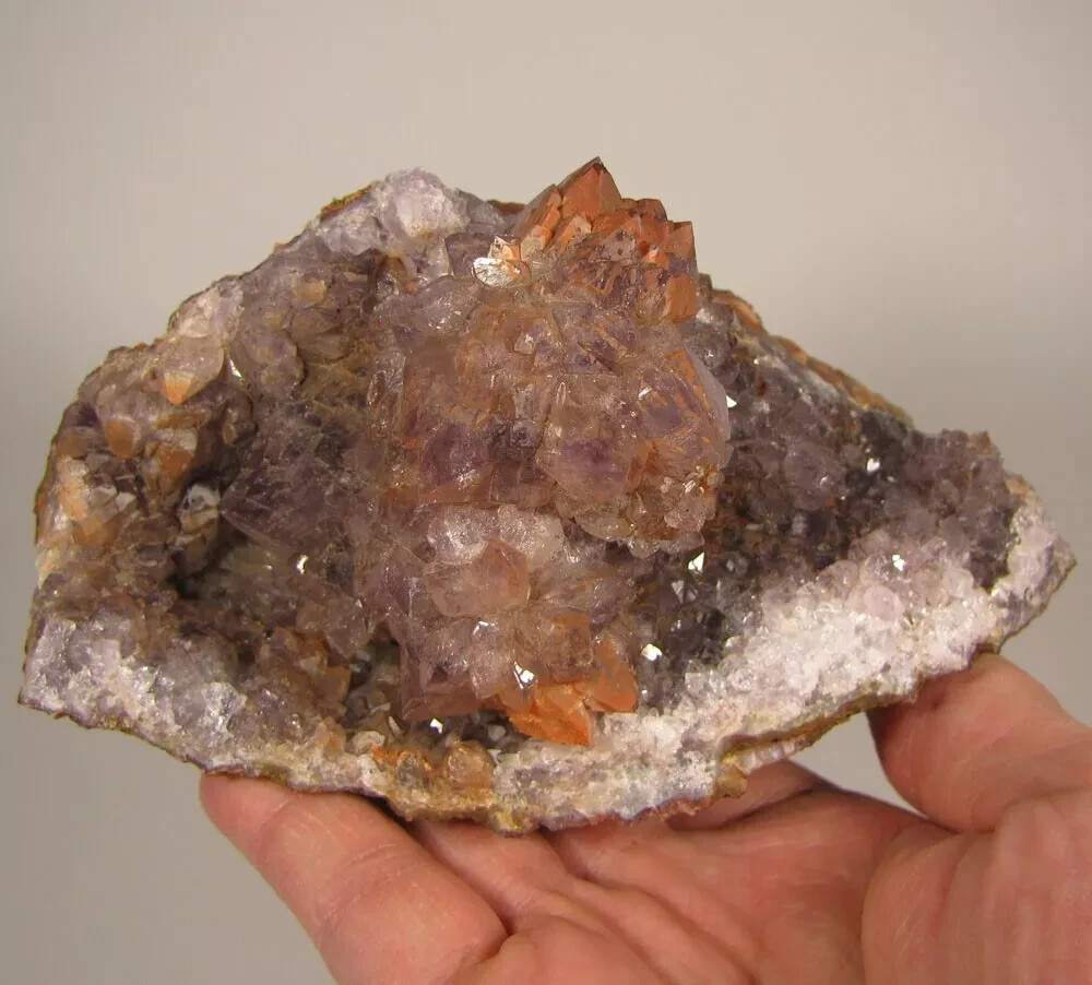 5″ AMETHYST GEODE Crystals Cluster – Morocco – 1.9 lbs.