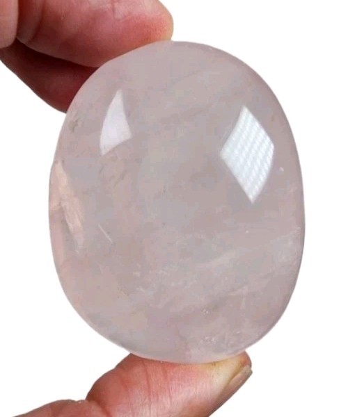 Rose Quartz Polished Pebble Madagascar 74.1 grams.