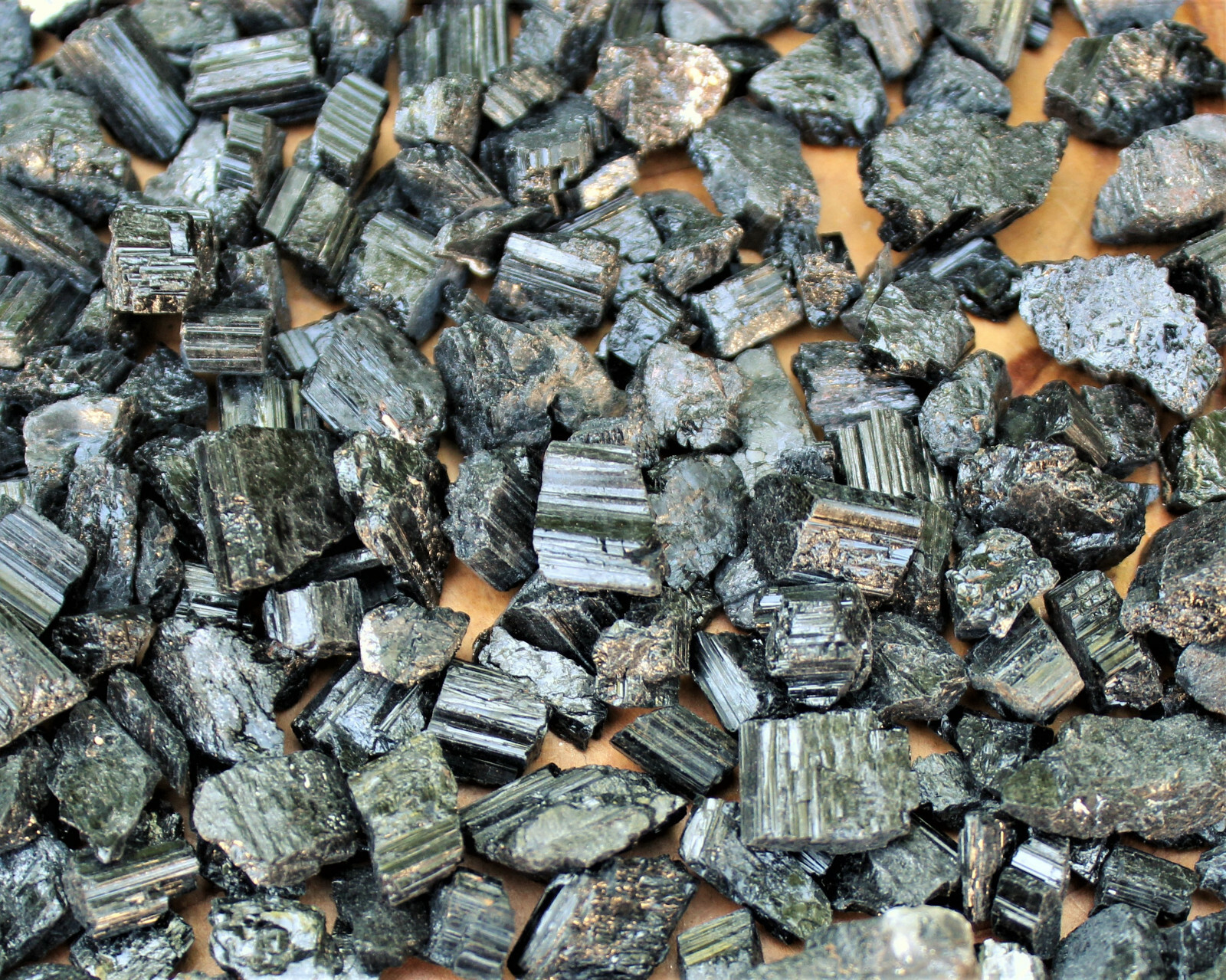 Rough Black Tourmaline Chips, 0.25″ – 0.5″, Natural Raw Tourmaline Crystals