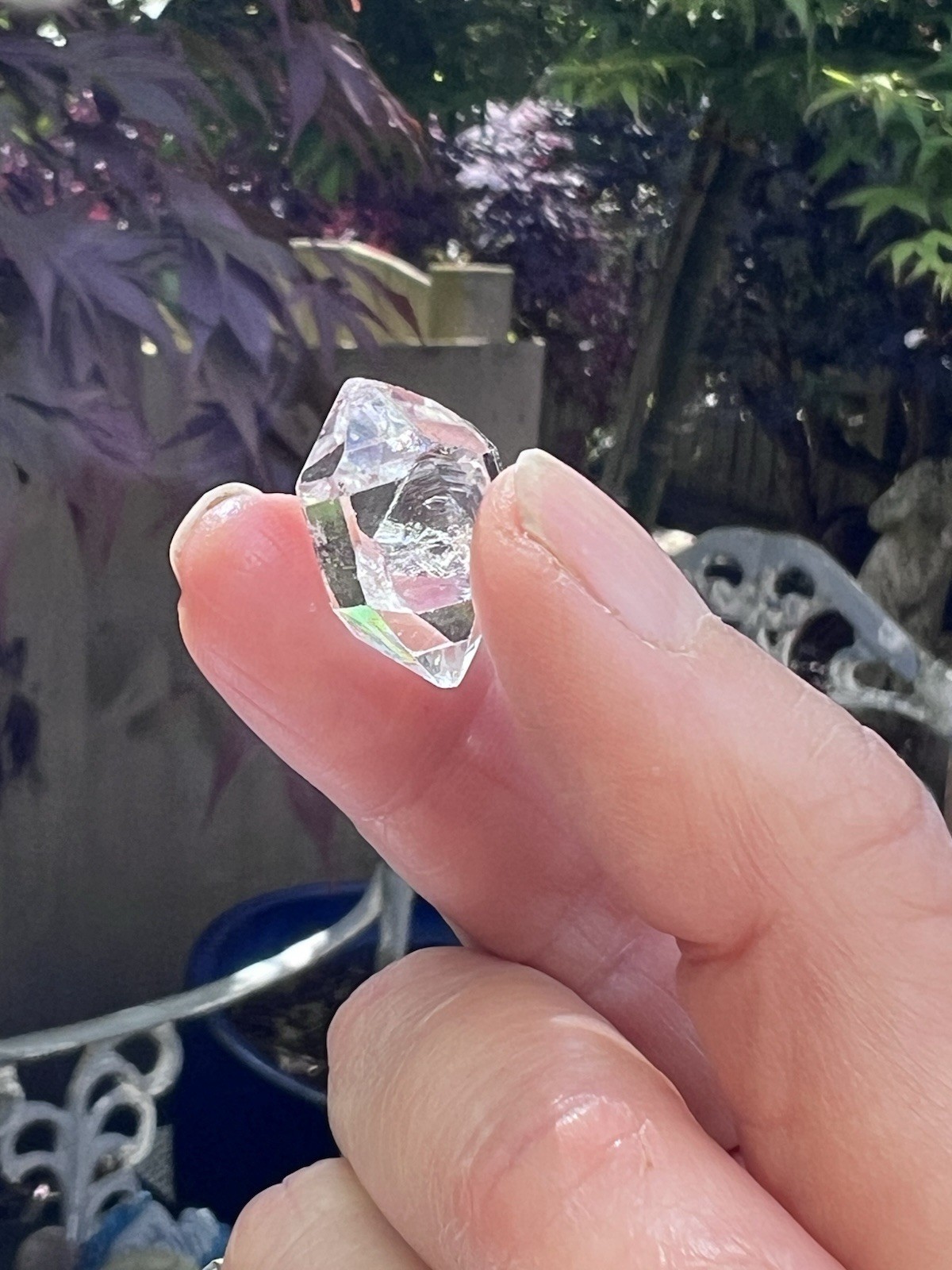Herkimer Diamond Double Water Clear AAA+ Healing All Chakras 110 15 Carat
