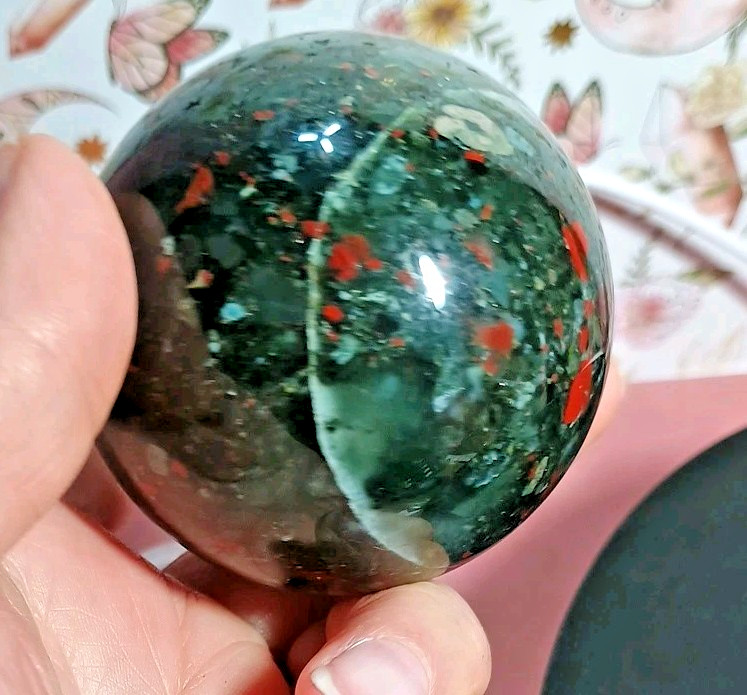 African Bloodstone Sphere